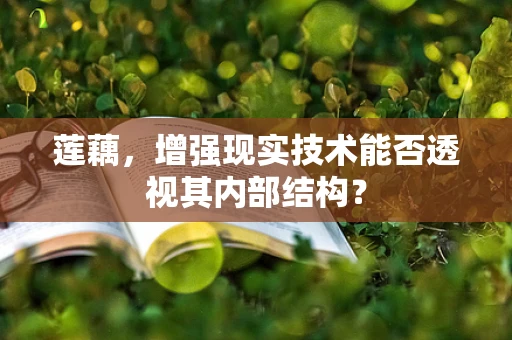 莲藕，增强现实技术能否透视其内部结构？