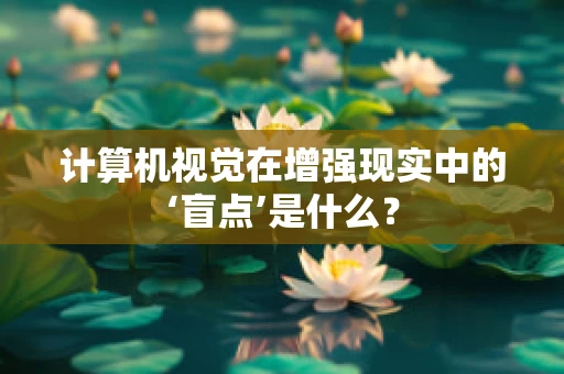计算机视觉在增强现实中的‘盲点’是什么？