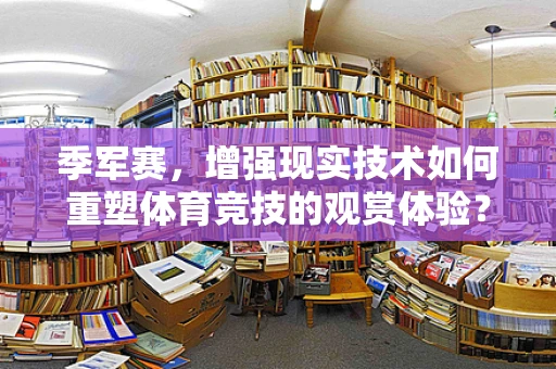 季军赛，增强现实技术如何重塑体育竞技的观赏体验？