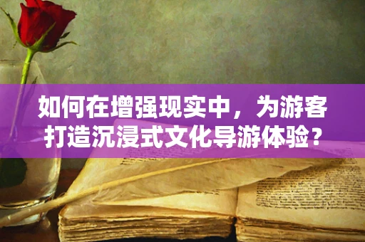 如何在增强现实中，为游客打造沉浸式文化导游体验？