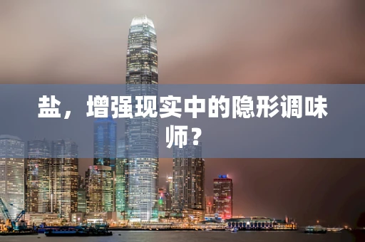 盐，增强现实中的隐形调味师？