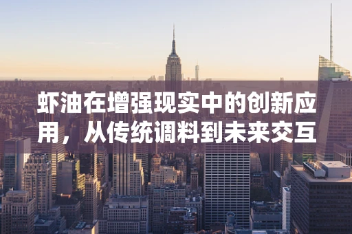 虾油在增强现实中的创新应用，从传统调料到未来交互的桥梁？
