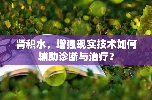 肾积水，增强现实技术如何辅助诊断与治疗？