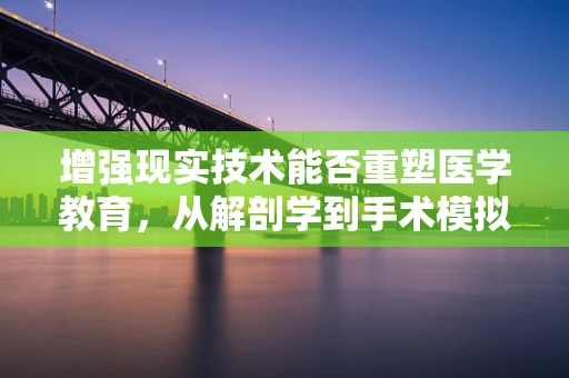 增强现实技术能否重塑医学教育，从解剖学到手术模拟的飞跃？