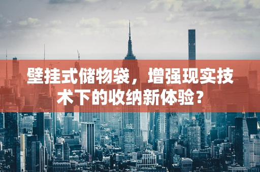 壁挂式储物袋，增强现实技术下的收纳新体验？