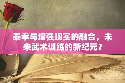 泰拳与增强现实的融合，未来武术训练的新纪元？
