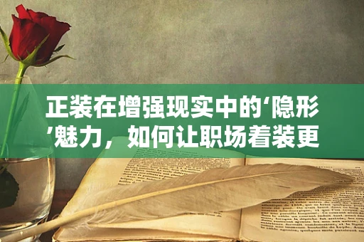 正装在增强现实中的‘隐形’魅力，如何让职场着装更显科技感？
