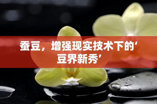 蚕豆，增强现实技术下的‘豆界新秀’