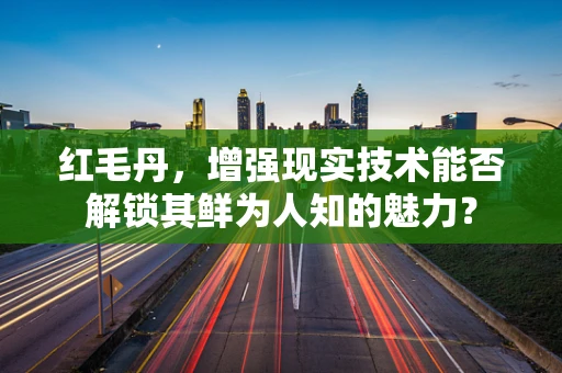 红毛丹，增强现实技术能否解锁其鲜为人知的魅力？