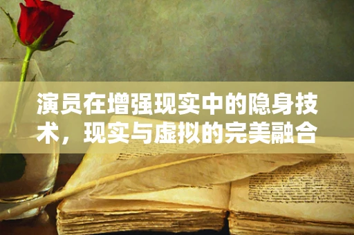 演员在增强现实中的隐身技术，现实与虚拟的完美融合