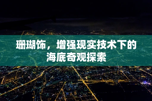 珊瑚饰，增强现实技术下的海底奇观探索