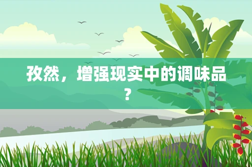 孜然，增强现实中的调味品？
