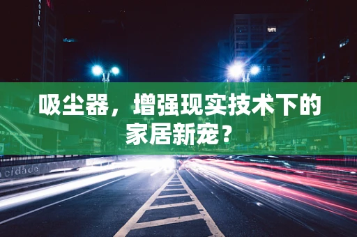 吸尘器，增强现实技术下的家居新宠？