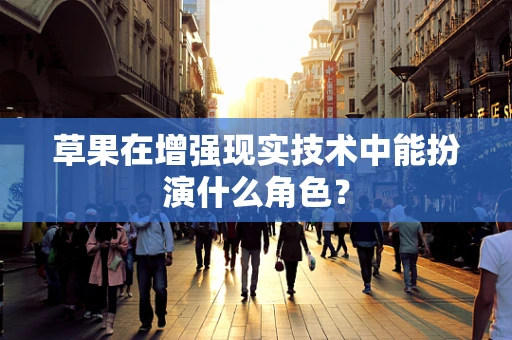 草果在增强现实技术中能扮演什么角色？