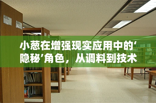 小葱在增强现实应用中的‘隐秘’角色，从调料到技术创新的桥梁？