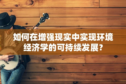 如何在增强现实中实现环境经济学的可持续发展？