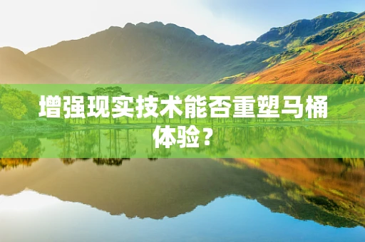 增强现实技术能否重塑马桶体验？
