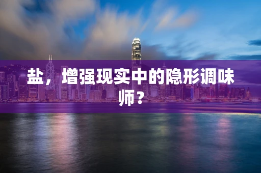 盐，增强现实中的隐形调味师？