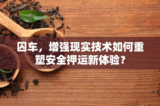 囚车，增强现实技术如何重塑安全押运新体验？