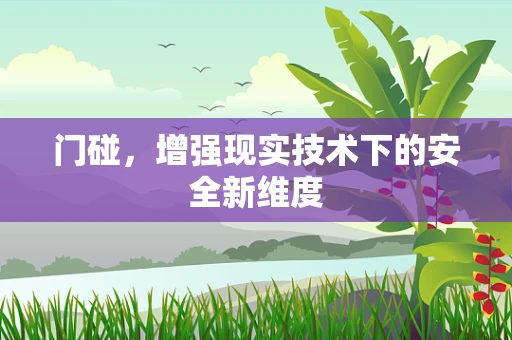 门碰，增强现实技术下的安全新维度