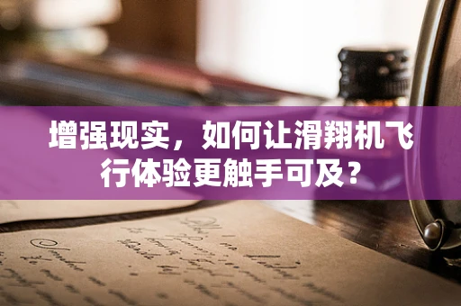 增强现实，如何让滑翔机飞行体验更触手可及？