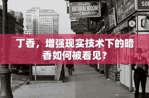 丁香，增强现实技术下的暗香如何被看见？