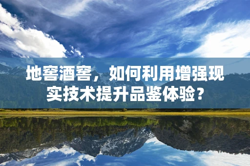 地窖酒窖，如何利用增强现实技术提升品鉴体验？
