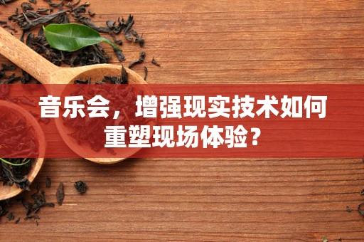 音乐会，增强现实技术如何重塑现场体验？