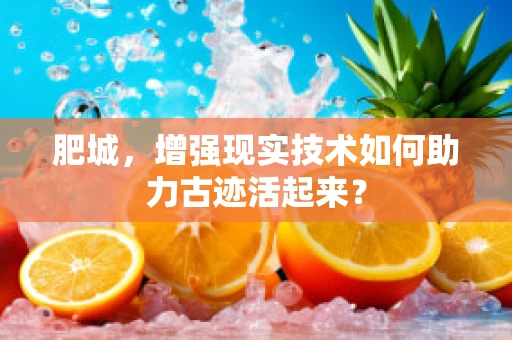 肥城，增强现实技术如何助力古迹活起来？