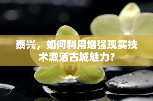 泰兴，如何利用增强现实技术激活古城魅力？
