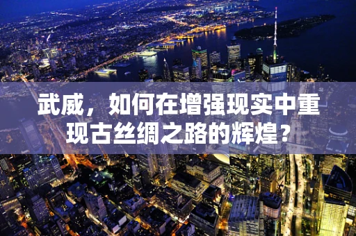 武威，如何在增强现实中重现古丝绸之路的辉煌？