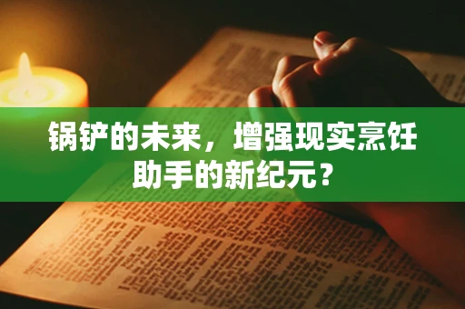 锅铲的未来，增强现实烹饪助手的新纪元？