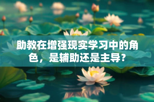 助教在增强现实学习中的角色，是辅助还是主导？
