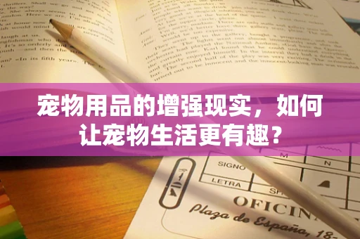宠物用品的增强现实，如何让宠物生活更有趣？