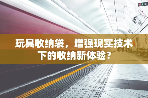 玩具收纳袋，增强现实技术下的收纳新体验？
