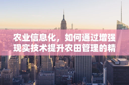 农业信息化，如何通过增强现实技术提升农田管理的精准度？