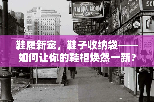 鞋履新宠，鞋子收纳袋——如何让你的鞋柜焕然一新？