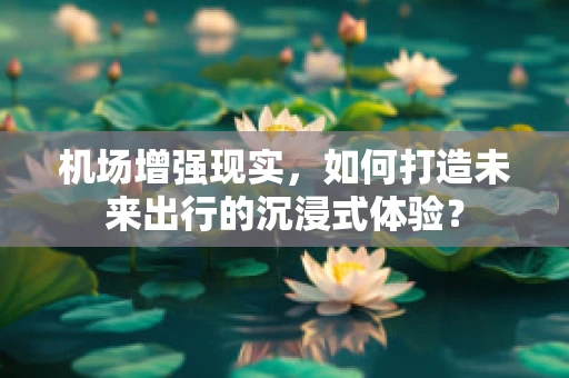机场增强现实，如何打造未来出行的沉浸式体验？