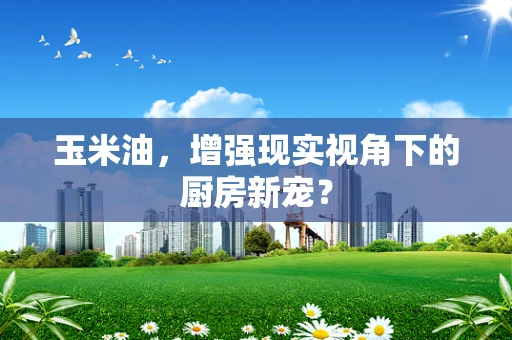 玉米油，增强现实视角下的厨房新宠？