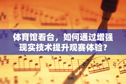 体育馆看台，如何通过增强现实技术提升观赛体验？