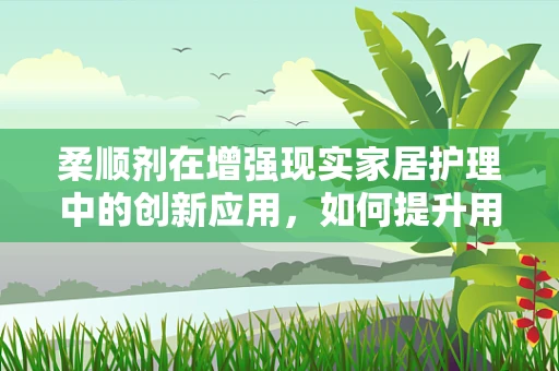 柔顺剂在增强现实家居护理中的创新应用，如何提升用户体验？