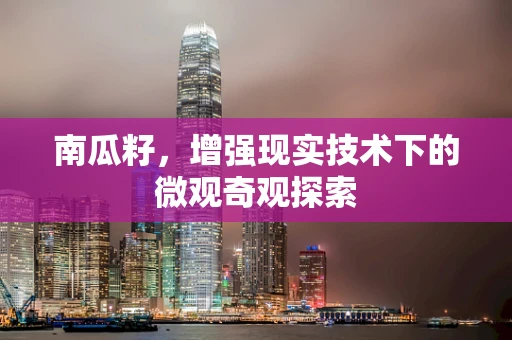 南瓜籽，增强现实技术下的微观奇观探索