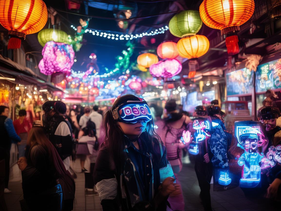 夜市游戏，增强现实技术如何为传统市集带来新奇体验？