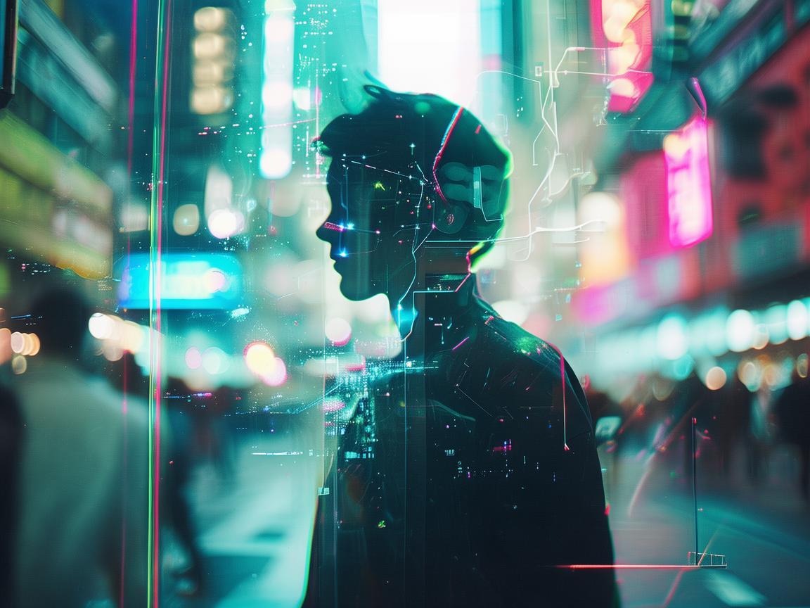 明光在增强现实技术中的‘隐身’应用，现实与虚拟的界限何在？