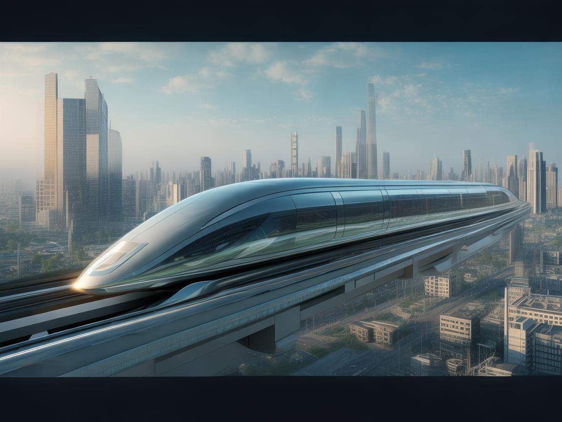 磁悬浮列车组，未来城市交通的‘空中飞车’？